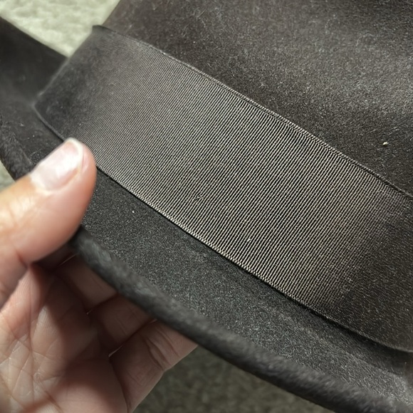 Dyna Felt Classic BrownFedora Hat size 6 7/8 - Picture 7 of 9